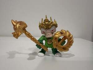 Treasure X Kings Gold Skeleton King Action Figure with Staff and Shield